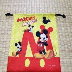 ディズニー　ミッキー　巾着袋　50円