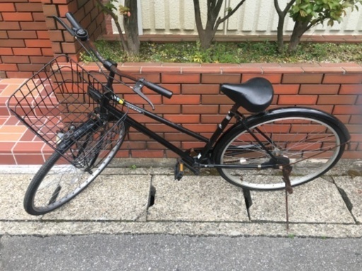 値下げ(chariyoshy 出品)27インチ自転車　ブラック