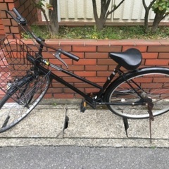 値下げ(chariyoshy 出品)27インチ自転車　ブラック