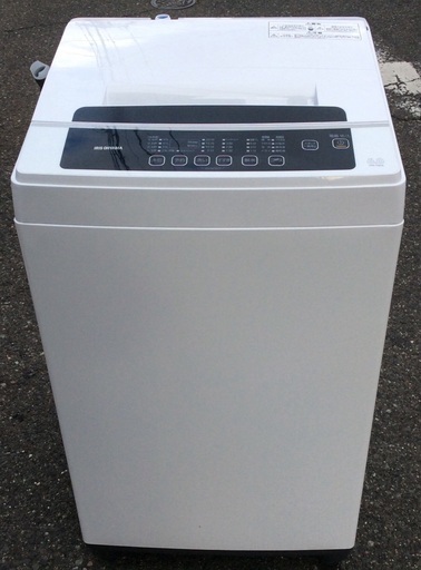 【RKGSE-712】特価！アイリスオーヤマ/6kg/全自動洗濯機/IAW-T602E/中古/2021年製/当社より近隣地域無料配達
