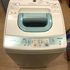 取引完了しました　日立全自動洗濯機NW-5KR 5kg