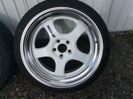 ワークマイスターS1R (TPMS付き！）5-100 4本ホワイト17x８J +35   17x⒏５J +36