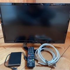 中古 良品 シャープ 22V型 液晶 テレビ AQUOS LC-...