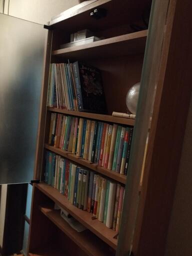 薄型 本棚 ひーともママ 新柴又の収納家具 本棚 の中古あげます 譲ります ジモティーで不用品の処分