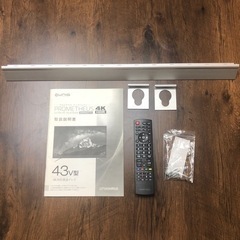 43V型　4K対応液晶テレビ