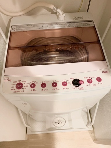 Haier 風乾燥機能付洗濯機　2019年式 5.5kg 【引取限定】