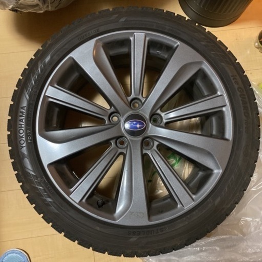 スバルWRXS4 2.0GT純正ホイール 225 45/R18 4本セット スタッドレスタイヤ