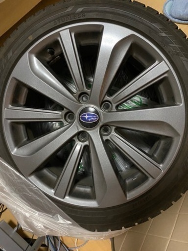 スバルWRXS4 2.0GT純正ホイール 225 45/R18 4本セット スタッドレスタイヤ