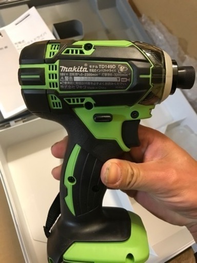 決まりました。マキタ 18VインパクトドライバーTD149 新品未使用品 