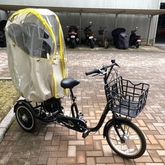 ふたごじてんしゃ　レインカバー 付