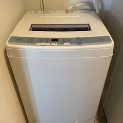 【AQUA】洗濯機　6㎏　引き取り先決まりました