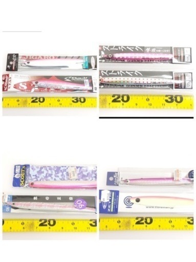 メーカー品　メタルジグ　シマノ　ダイワなど　72個セット　未使用と中古品　下の写真だけで21361円以上 メーカー品 メタルジグ シマノ ダイワなど 72個セット 未使用と中古品