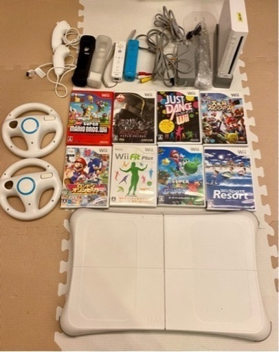 Wii本体、リモコン、ソフトスペシャルセット　豪華18点