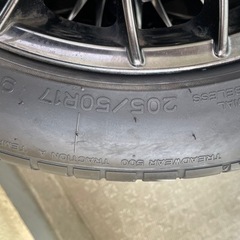 タイヤホイールセット　7J+50 5H-114.3 205/50R17 