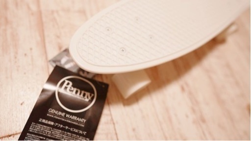 ★1回使用★ペニー★ホワイト★PENNY skateboard（ペニースケートボード）22inch CLASSICS STAPLES