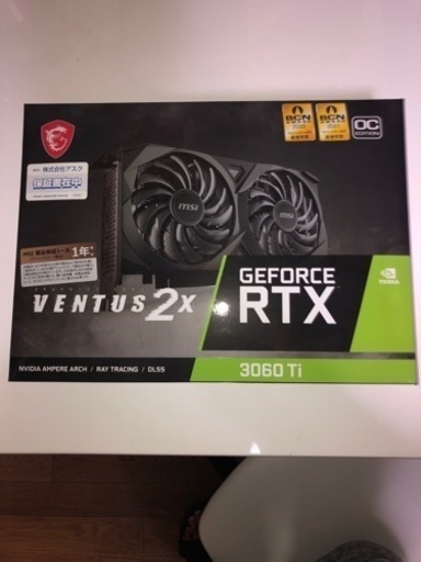 PCパーツ MSI GeForce RTX 3060 Ti VENTUS 2X OCV1