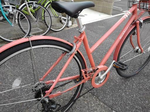 中古自転車１９２９　ブリヂストン　マークローザ　M77ST4　27インチ　７段ギヤ　アルミフレーム　LEDオートライト