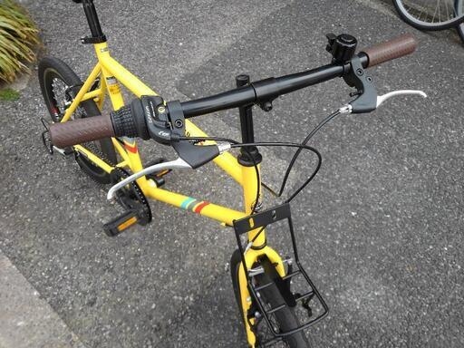 中古自転車１９３１　美品　ミニベロ　スピードワールド　２０インチ　７段ギヤ　ワイヤー錠　ライトは付属していません　使用1年 中古自転車1931 美品 ミニベロ スピードワールド 20インチ 7段