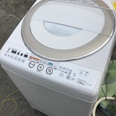 SHARP 8K プラズマクラスター　全自動洗濯機☆