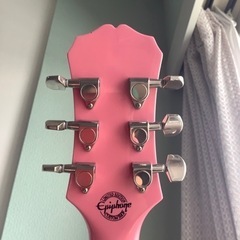 中古 エピフォン レスポール100 ピンク エレキギター