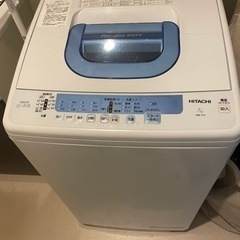 第一、第二予定者確定　洗濯機　HITACHI 2014年式