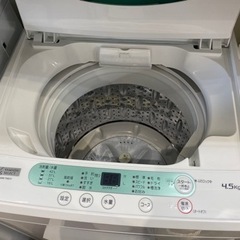 2019年製 ヤマダ電機モデル Ｙ\'s 洗濯機 4.5K 学生 一人暮らし 中古家電