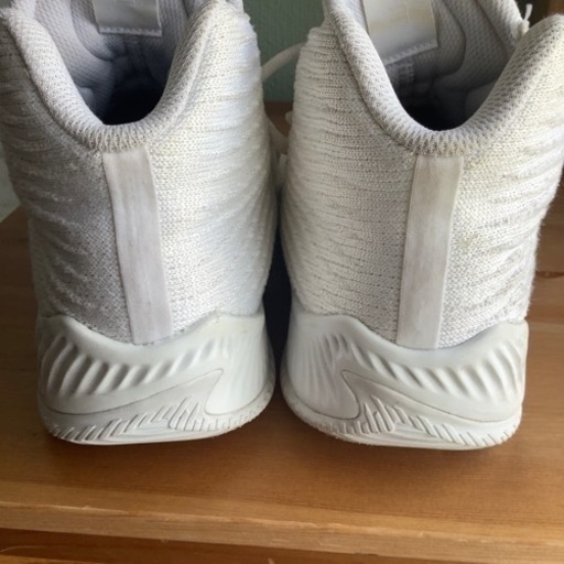 中古バッシュアディダス25 5 白 もげもげ 豊平公園のバスケットボールの中古あげます 譲ります ジモティーで不用品の処分