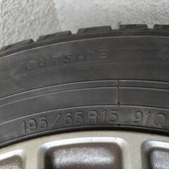 商談中 アルミホイル スタッドレスタイヤセット195.15