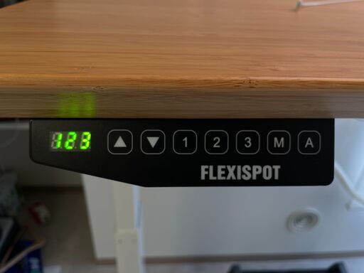 FLEXISPOT スタンディングデスク 電動式 昇降デスク 高さ調節デスク 人間工学 メモリー機能付き オフィスワークテーブル パソコンデスク ゲーミングデスク 学習机 勉強机 ホワイト E3W（天板別売り）