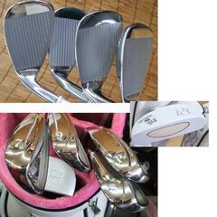 未使用品★レディース ゴルフクラブ 8本・キャディバッグセット パーソンズ POP PUNK  右用 白ピンク 小物付き PERSON\'S ☆ PayPay(ペイペイ)決済可能 ☆ 札幌市 豊平区 平岸