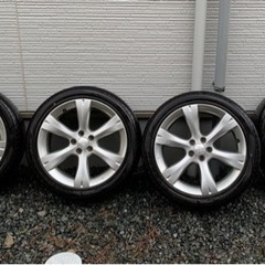 夏タイヤ17インチ 215/45R17 REGNO GR-XII バリ山 スバル純正ホイール
