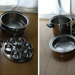 AMWAY アムウェイ 調理器具（鍋・フライパン・フードプロセッサー・その他）無水調理、無油調理