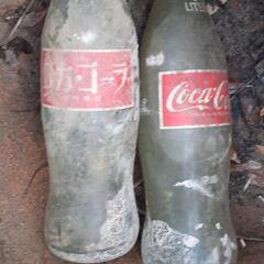昔のコカ・コーラの瓶　二本　　一本あたり