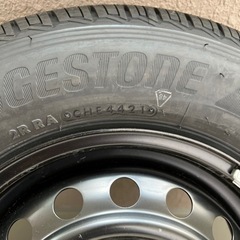 新車外し　軽トラ　軽バン　ダイハツ純正　145/80/12 LT ４本セット