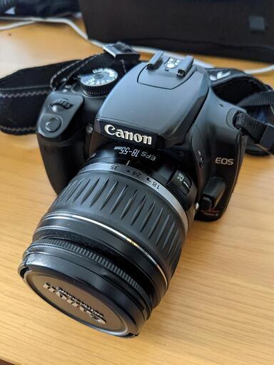 canon EOS kiss X ダブルズームレンズ、CFカード付き