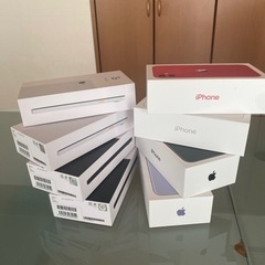 iPhone 11、pixel 3a の空箱