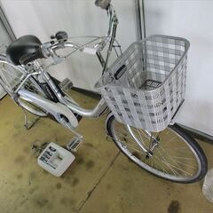 B832☆整備済み 特価 中古電動自転車 BS アシスタ シルバー 3.8Ah 