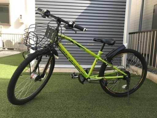 自転車24インチ　オートライト　切り替え6段階