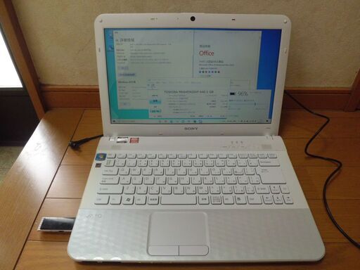 \u003c取引中\u003e初心者方どうですか？MSｵﾌｨｽ2019付白色Vaio14ｲﾝﾁ