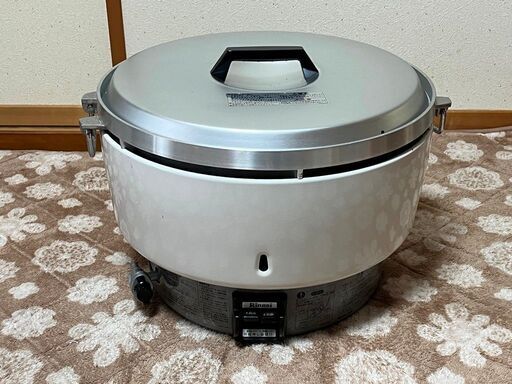 リンナイ　ガス炊飯器　RR-40S1　LPガス　8L　業務用　炊き出し　Rinnai　取説あり