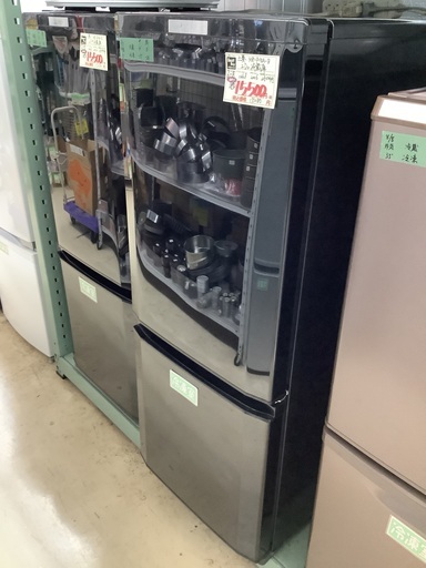 三菱 2ドア 冷蔵庫 MR-P15A-B 管C220321CK (ベストバイ 静岡県袋井市