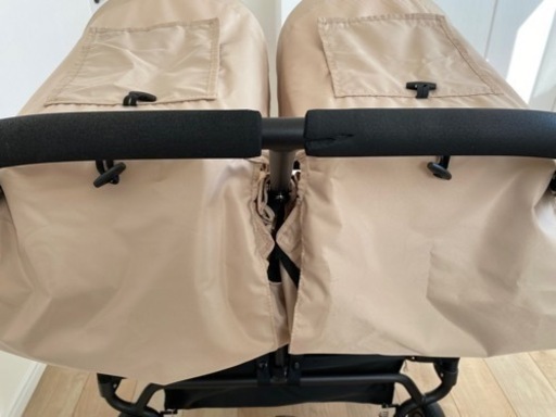 エアバギー ココダブル キャメル 双子年子ベビーカー