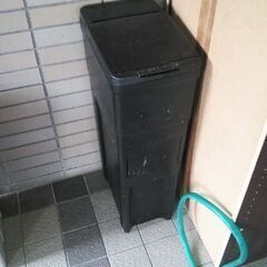 黒スリム2段ゴミ箱
