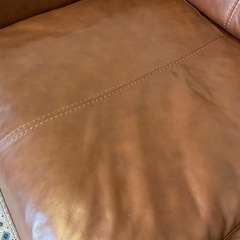 IDC大塚家具  レザーワールド 本革レザー 2Pワイドソファ