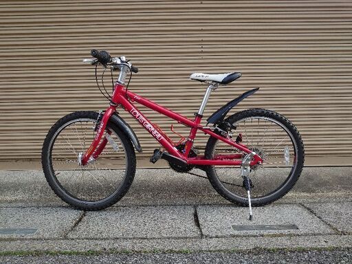 ルイガノ 子供用自転車 洗車済 ボトルホルダーとライト付き！