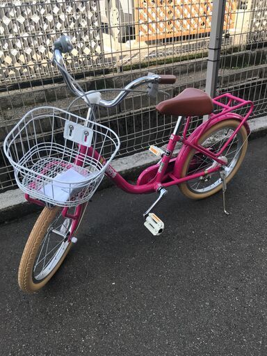子ども用自転車 トップバリュ ピンク 18インチ ★状態キレイです