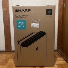 SHARP 加湿空気清浄機 ホワイト KC-40TH4-W  #シャープ  カラー···ホワイト  未使用