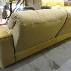 札幌白石区 マルイチセーリング 2人掛けソファ リクライニング機能 布製 ファブリック ベージュ ラクダ色 本郷通店