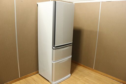 【MITSUBISHI ノンフロン冷凍冷蔵庫 MR-C37ES-AS 2011年製造】モデルルーム展示品/年式古いが超絶美品