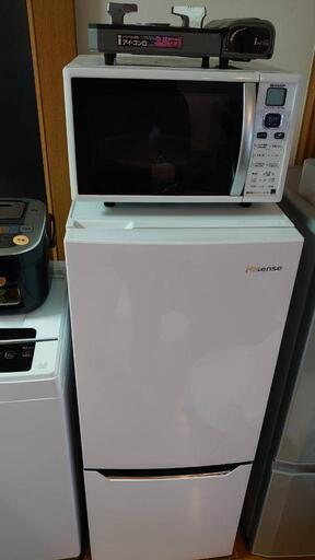 新生活 6点セット 美品 (冷蔵庫、洗濯機、炊飯器、電子レンジ、電気ケトル、カセットコンロ)